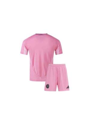 Kids-Inter-Miami-Home-Jersey-And-Shorts-25-26-Season-Back
