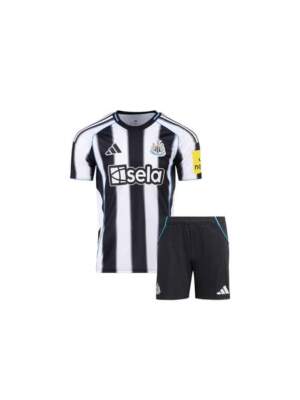 Kids-New-Castle-United-Home-Jersey-And-Shorts-25-26-Season