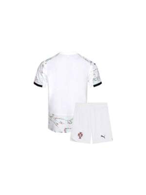 Kids-Portugal-Away-Jersey-And-Shorts-25-26-Season-Back