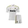 Kids-Real-Madrid-Home-11-12-Retro-Jersey-With-Shorts
