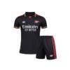 Kids-Arsenal-Black-Special-Edition-Jersey-With-Shorts-25-26-Season