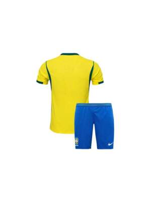 Kids-Brazil-Home-Jersey-And-Shorts-World-Cup-2026-Back