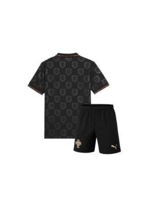 Kids-Portugal-Eusebio-Black-Special-Edition-Jersey-With-Shorts-2026-Worldcup-Back