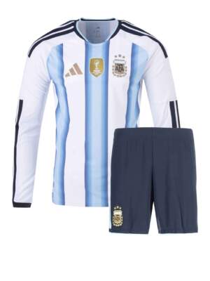 Argentina-Home-Jersey-And-Shorts-Long-Sleeves-World-Cup-2026