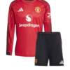 Manchester-United-Home-Long-Sleeves-Jersey-And-Shorts-25-26-Season