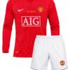 Manchester-United-Home-Long-Sleeves-Retro-Jersey-And-Shorts-2007-08-Season