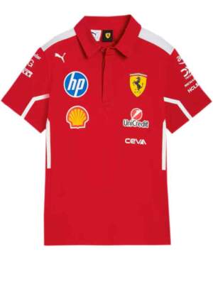 Scuderia-Ferrari-2025-Team-Polo-Jersey