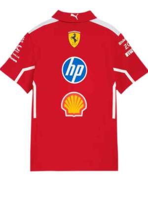Scuderia-Ferrari-2025-Team-Polo-Jersey-Back