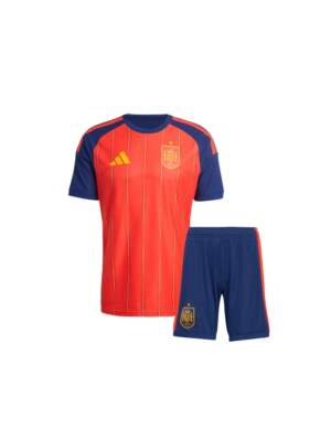 Kids-Spain-Home-Jersey-With-Shorts-2026-World-Cup