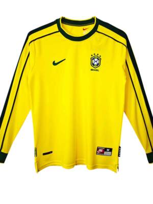 Brazil-Home-Retro-Jersey-Long-Sleeves-1998-World-Cup