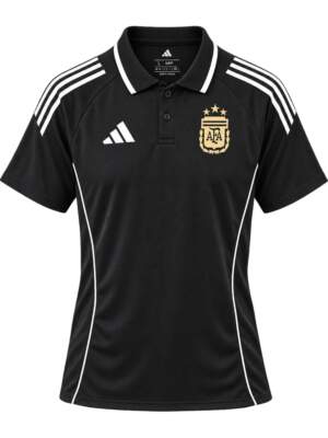 Argentina-Black-Polo-Jersey-26-27-Season