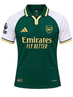 Arsenal-Green-And-White-Special-Edition-Polo-Jersey-26-27-Season