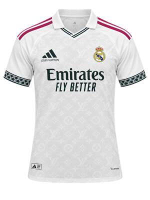 Real Madrid X Louis Vuitton White Jersey 26-27 Season Player Version