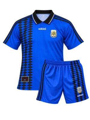 Argentina-Away-Retro-Jersey-with-Shorts-1994-World-Cup