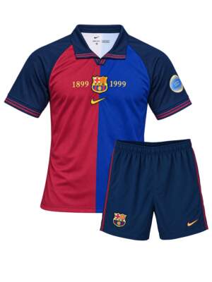 Barcelona-Home-Retro-Jersey-with-Shorts-1999-2000-Season