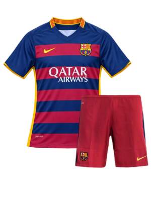 Barcelona-Home-Retro-Jersey-with-Shorts-2015–16-Season