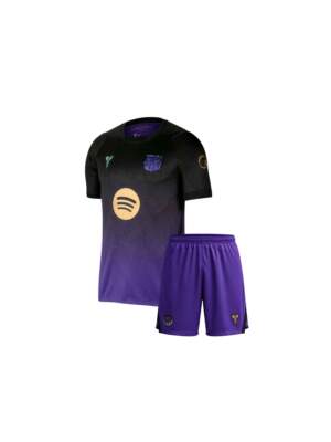 Kids-Barcelona-Away-Jersey-And-Shorts-26-27-Season