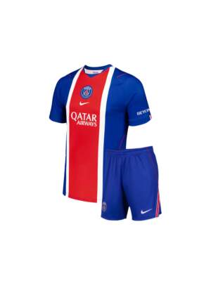 Kids-PSG-Home-Jersey-And-Shorts-26-27-Season